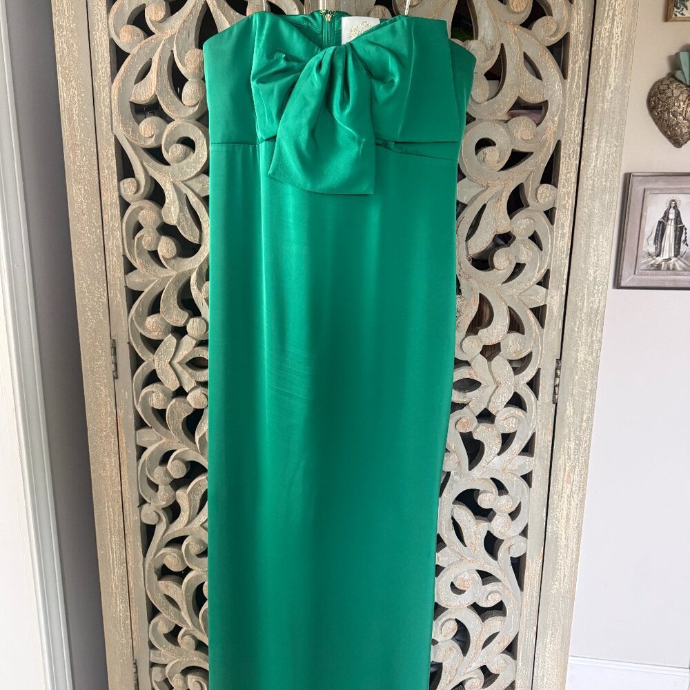 Lily Pulitzer Green strapless with Bow
